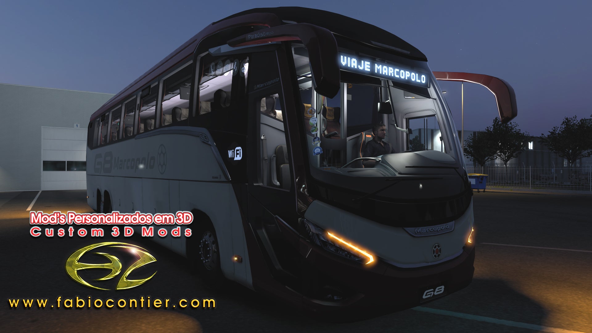 ETS2 Mod Bus G8 6x2 Scania Premium