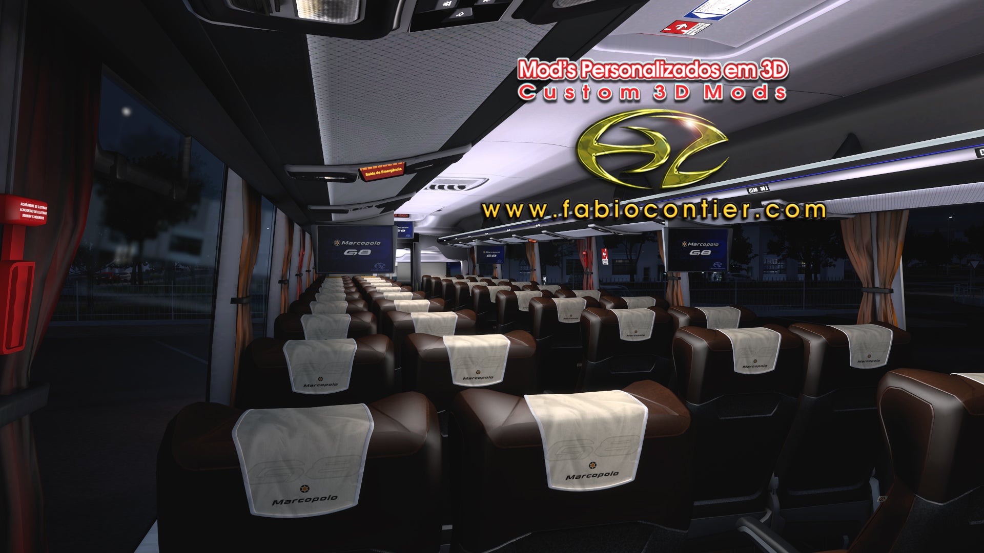 ETS2 Mod Bus G8 6x2 Scania Premium