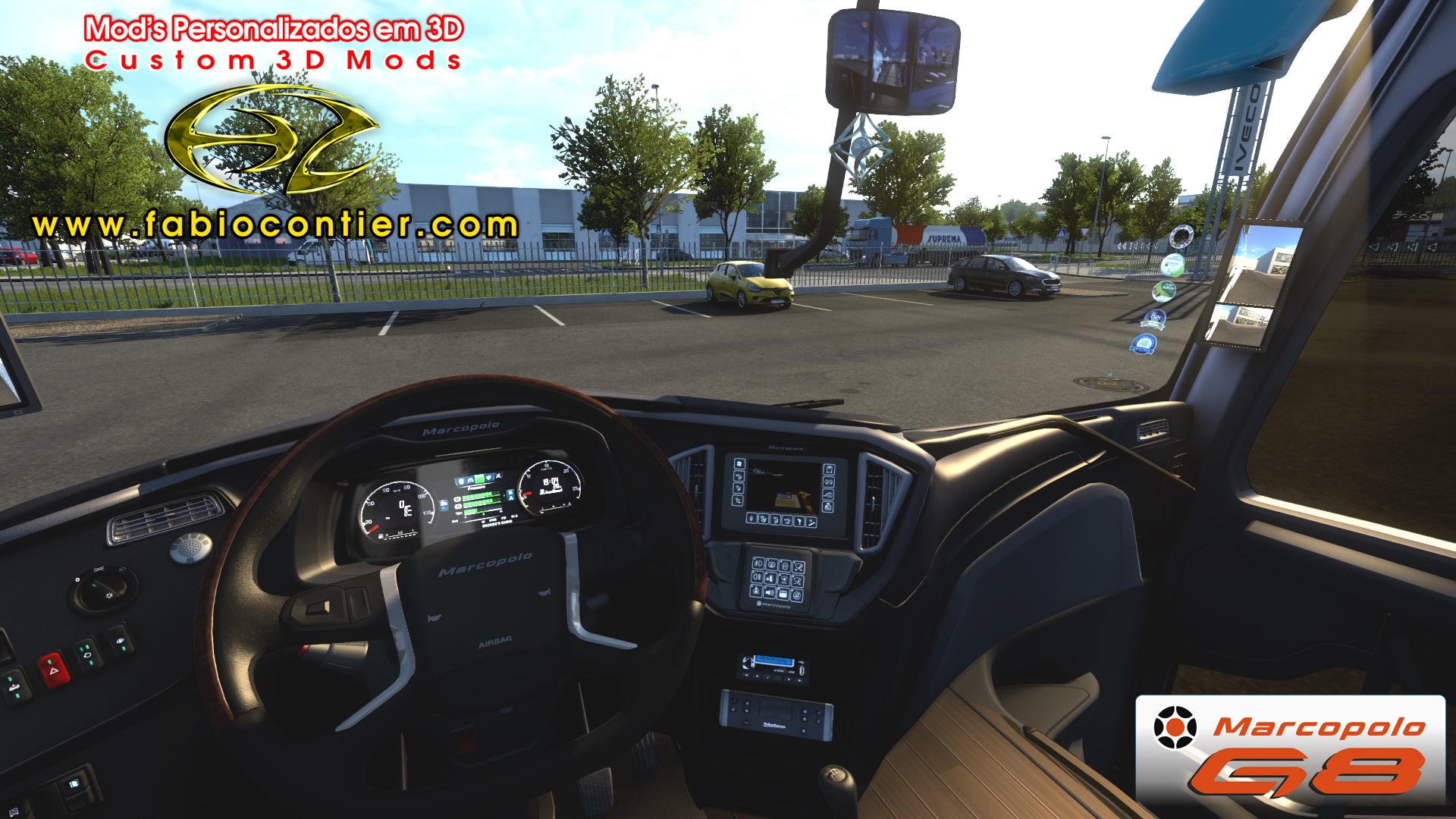 ETS2 Mod Bus G8 4x2 Scania Infinity Marcopolo