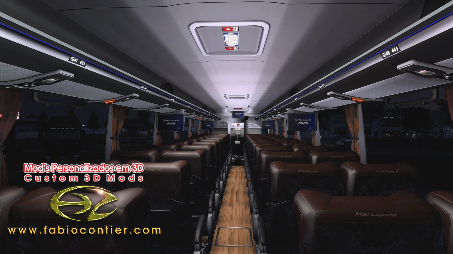 ETS2 Mod Bus G8 6x2 Scania Premium