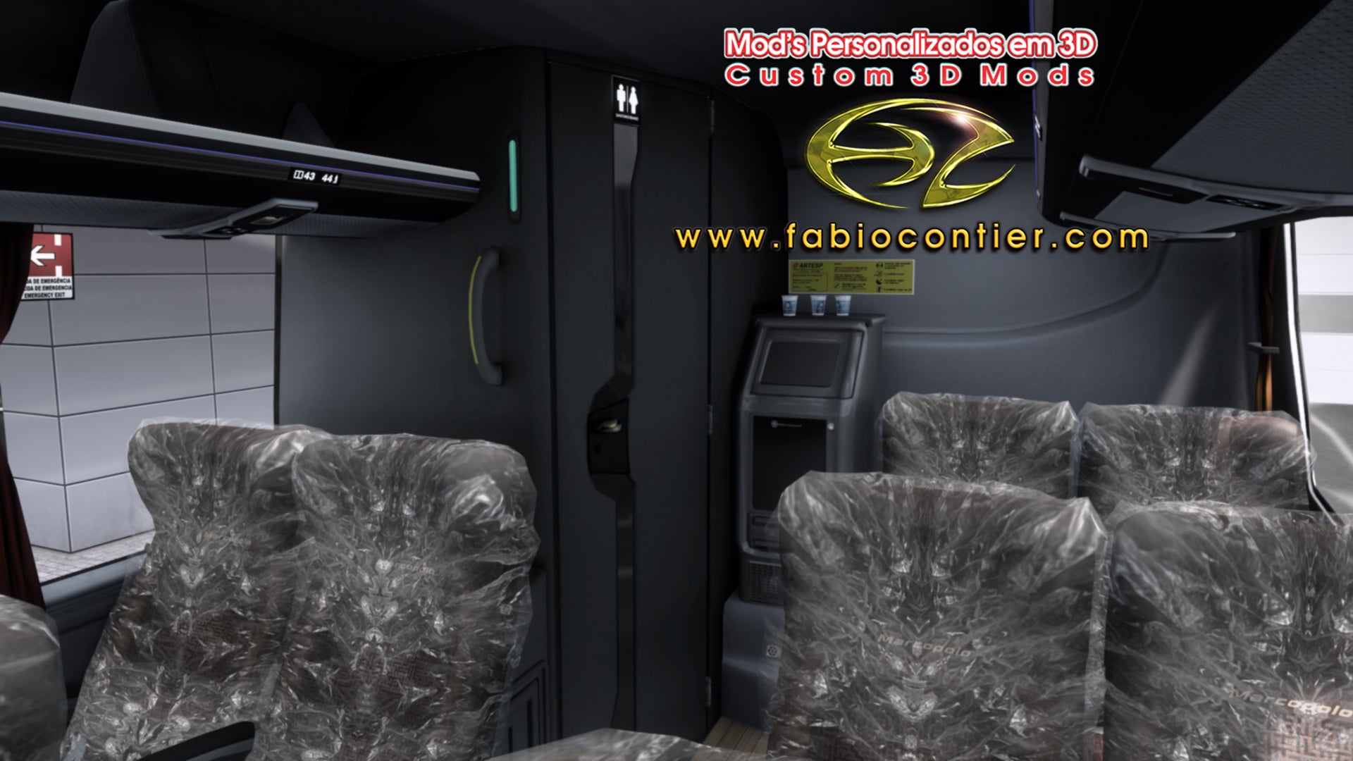 ETS2 Mod Bus G8 6x2 Scania Premium
