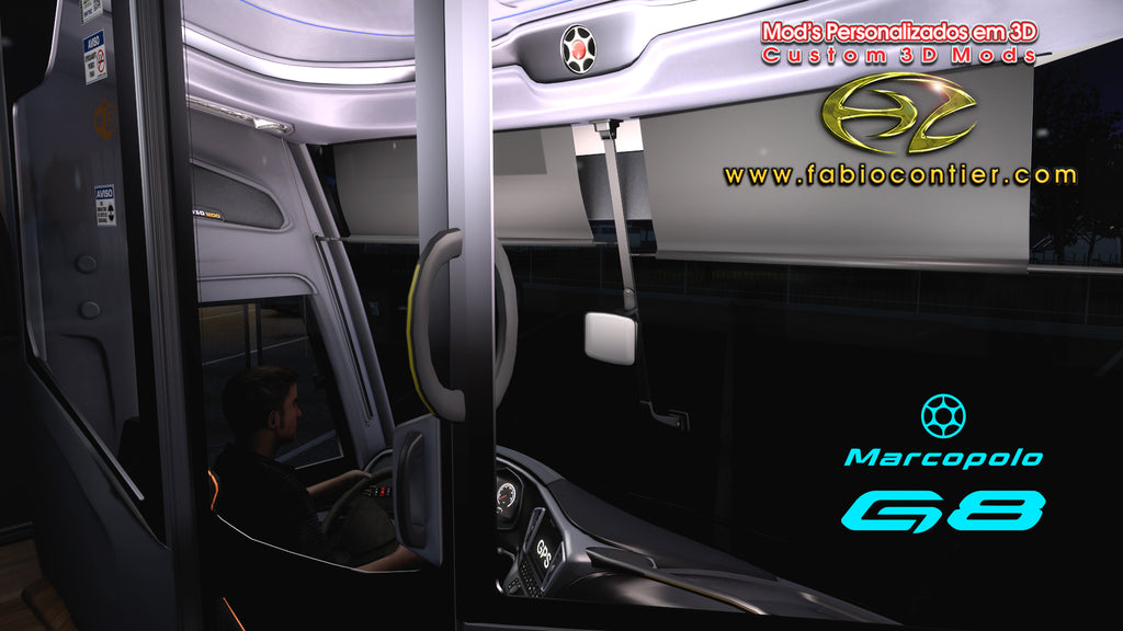 ETS2 Mod Bus G8 6x2 Scania Premium