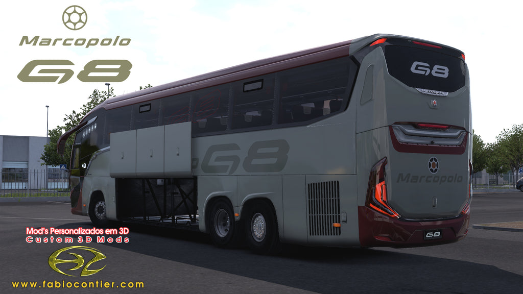 ETS2 Mod Bus G8 6x2 Scania Premium