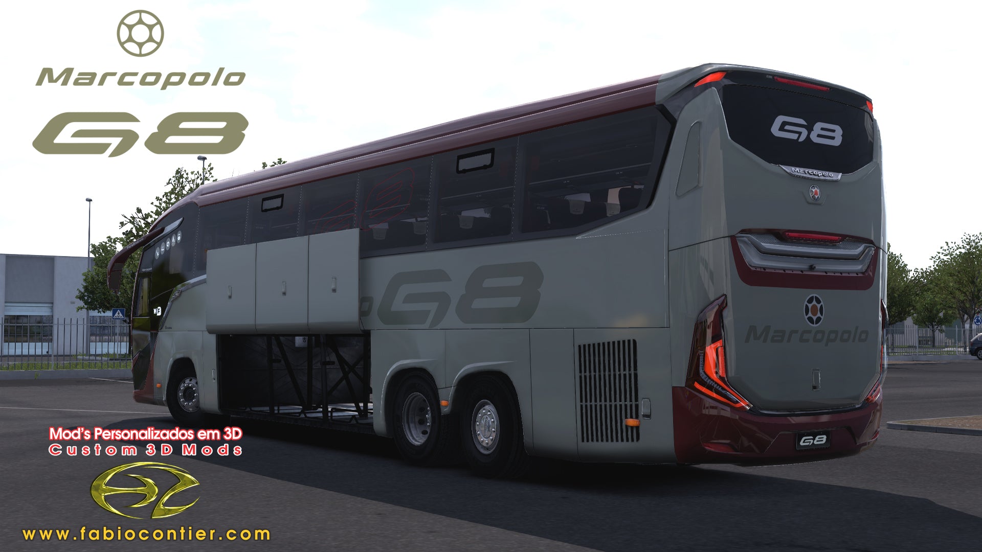 ETS2 Mod Bus G8 6x2 Scania Premium