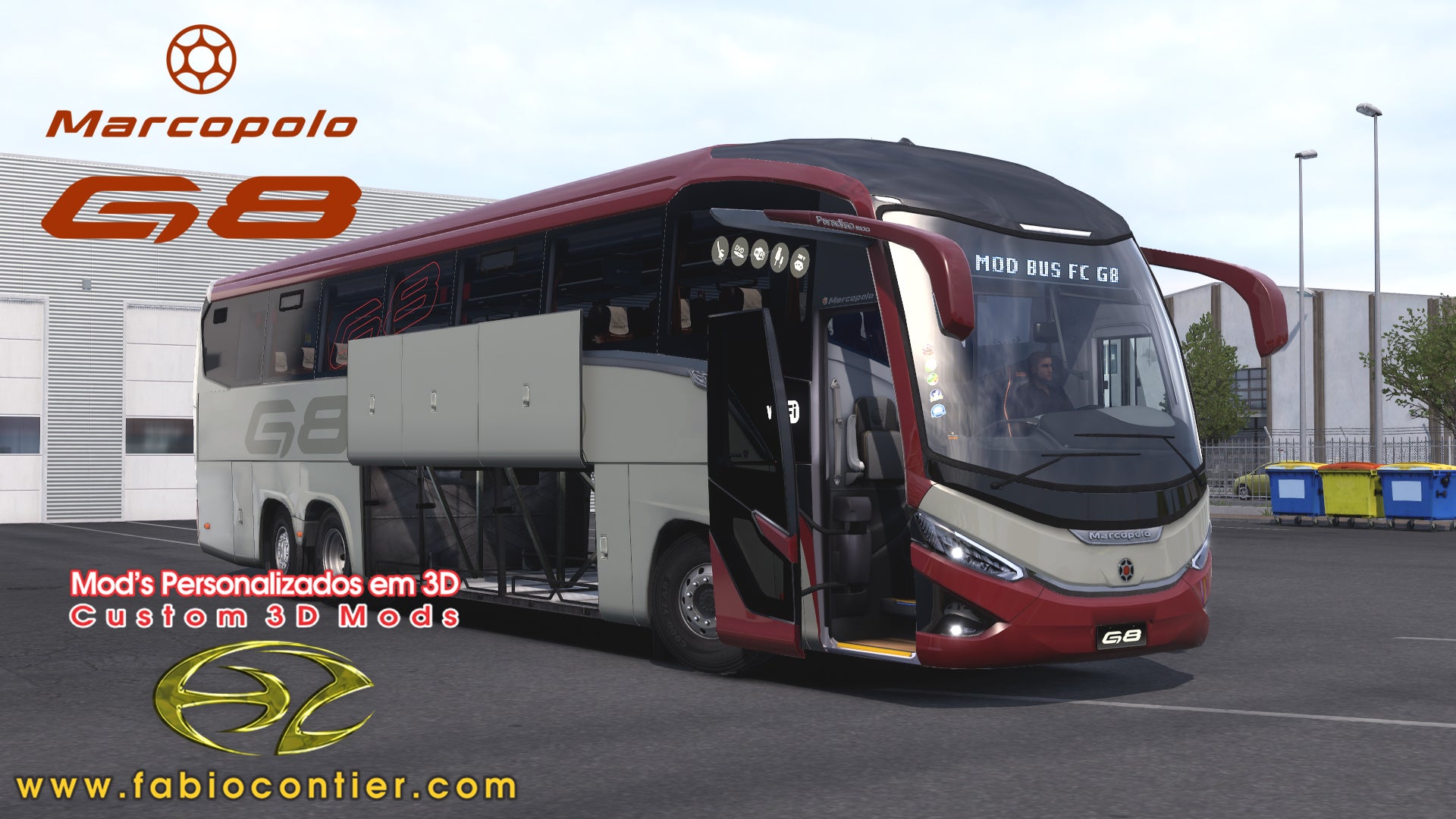 ETS2 Mod Bus G8 6x2 Scania Premium
