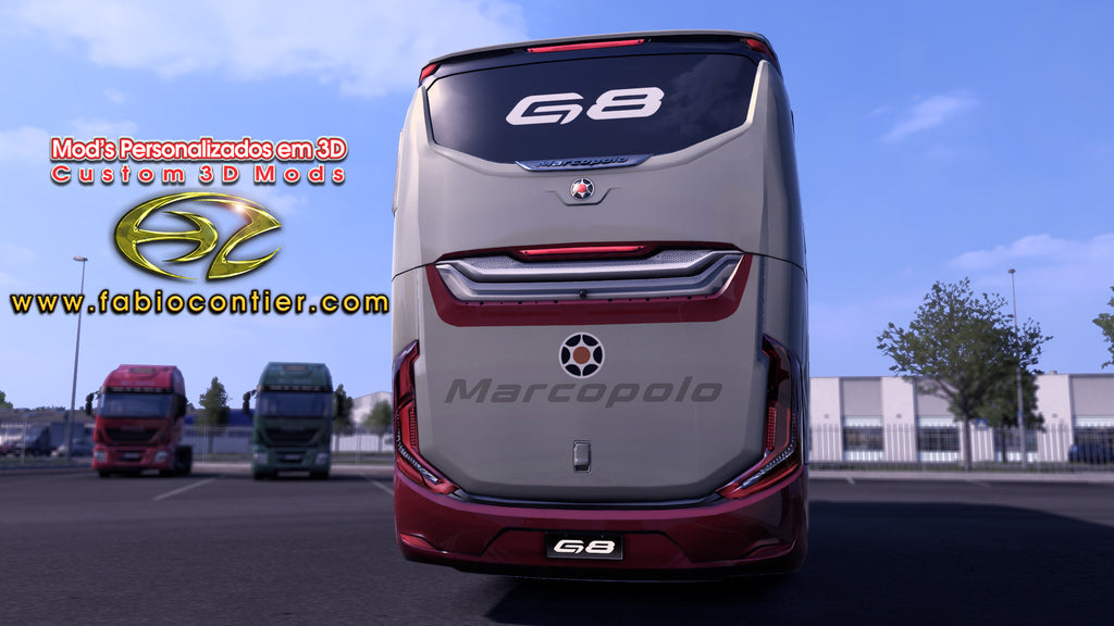 ETS2 Mod Bus G8 6x2 Scania Premium