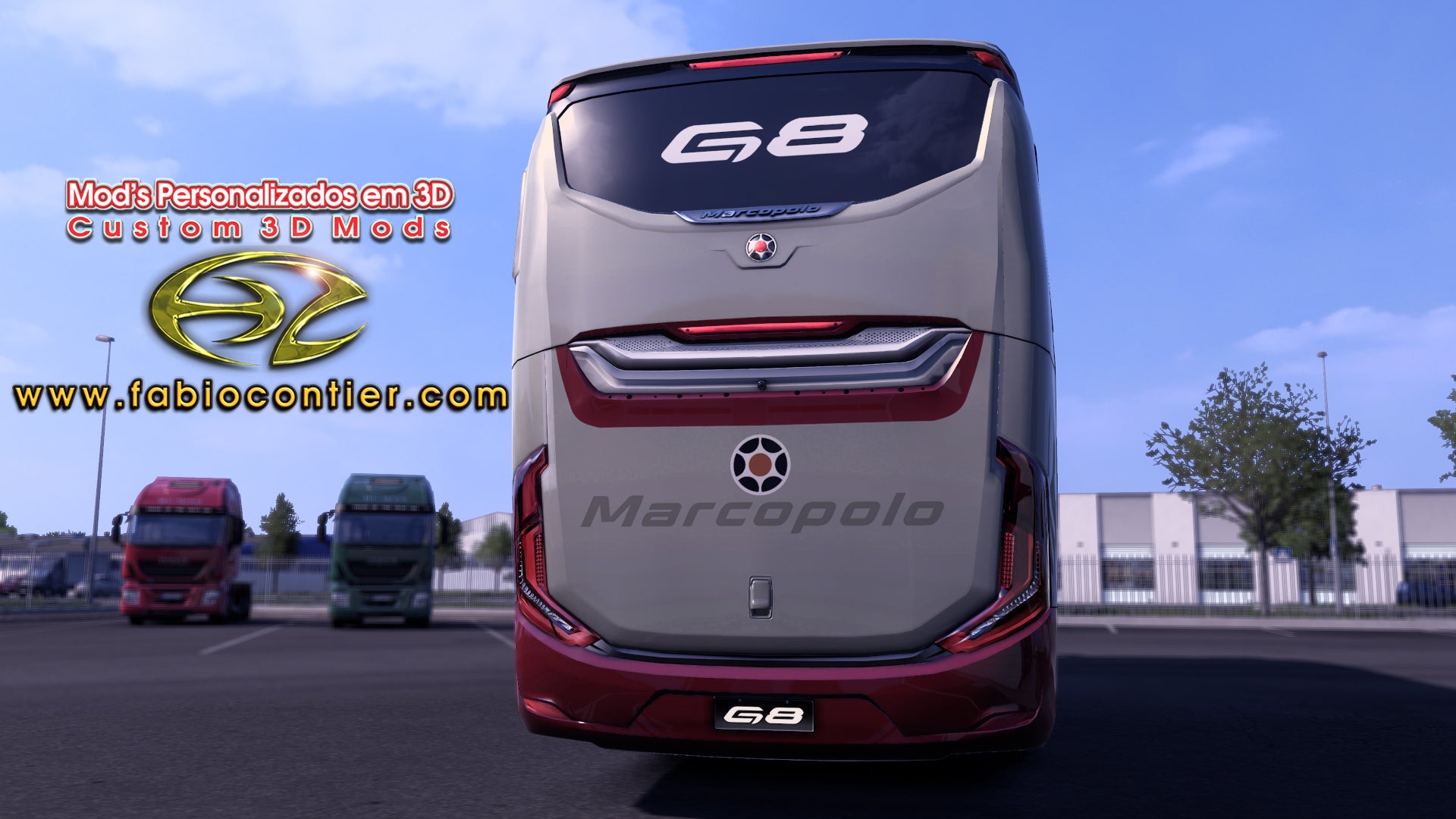 ETS2 Mod Bus G8 6x2 Scania Premium
