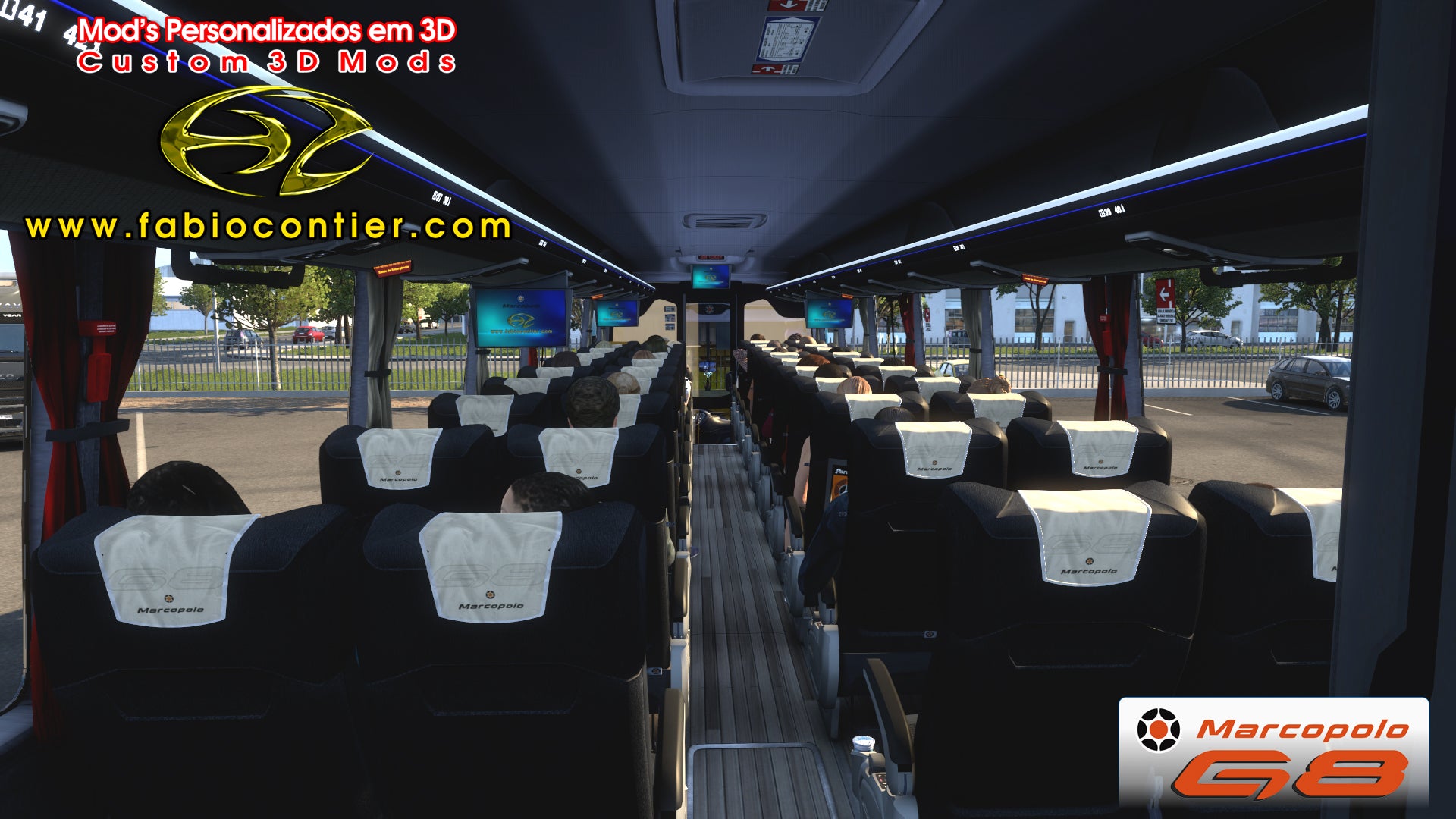 ETS2 Mod Bus G8 4x2 Scania Infinity Marcopolo