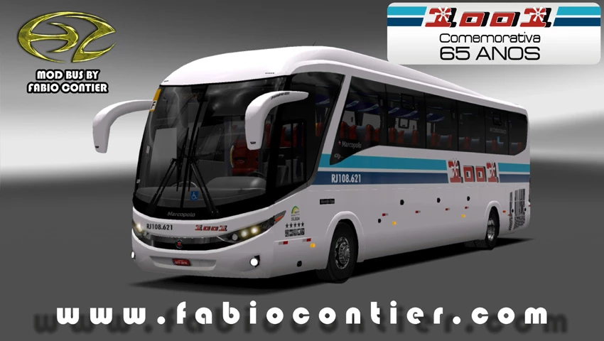 ETS2 Série G7 Marcopolo 4x2 com 4 interiores