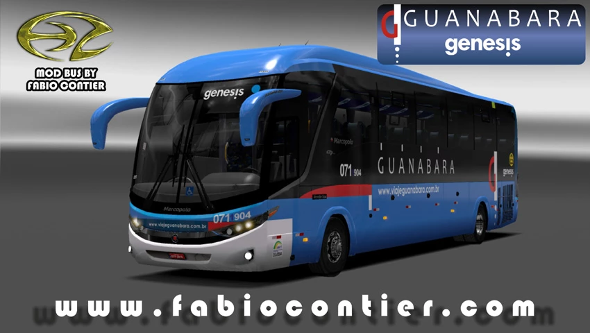 ETS2 Série G7 Marcopolo 4x2 com 4 interiores