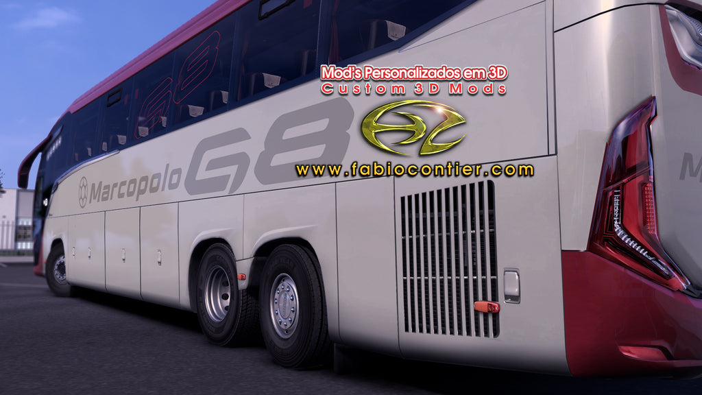 ETS2 Mod Bus G8 6x2 Scania Premium