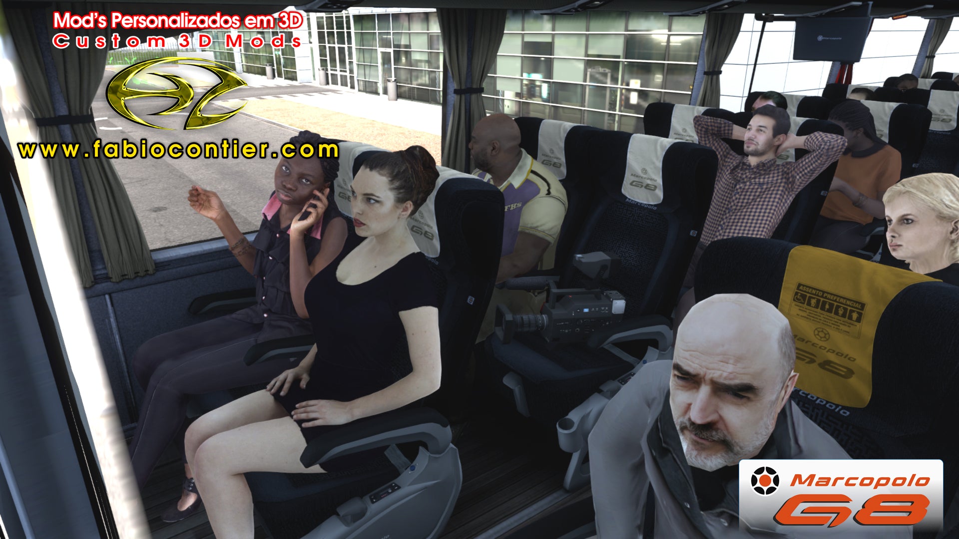 ETS2 Mod Bus G8 4x2 Scania Infinity Marcopolo