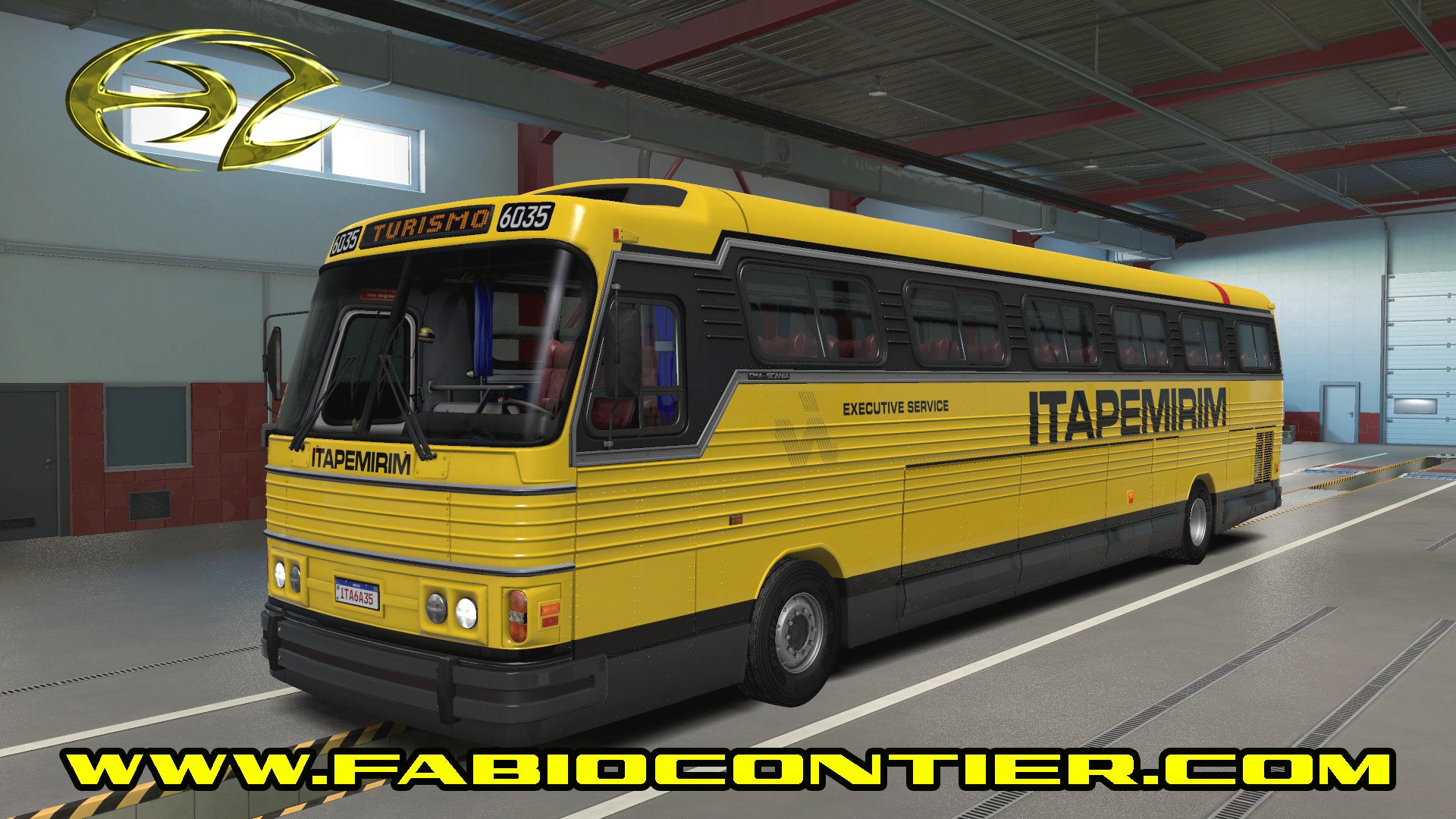 ETS2 Mod Bus CMA Scania 4x2 Flecha Azul II