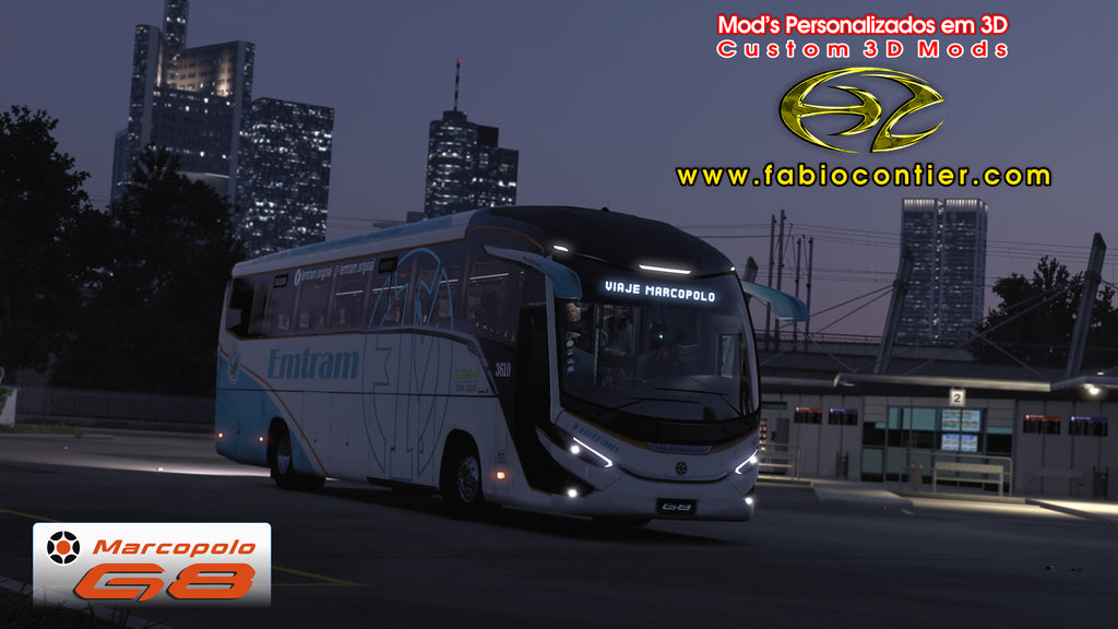 ETS2 Mod Bus G8 4x2 Scania Infinity Marcopolo