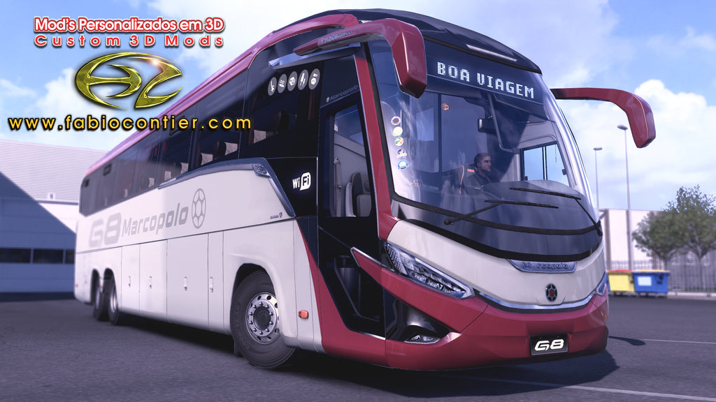 ETS2 Mod Bus G8 6x2 Scania Premium