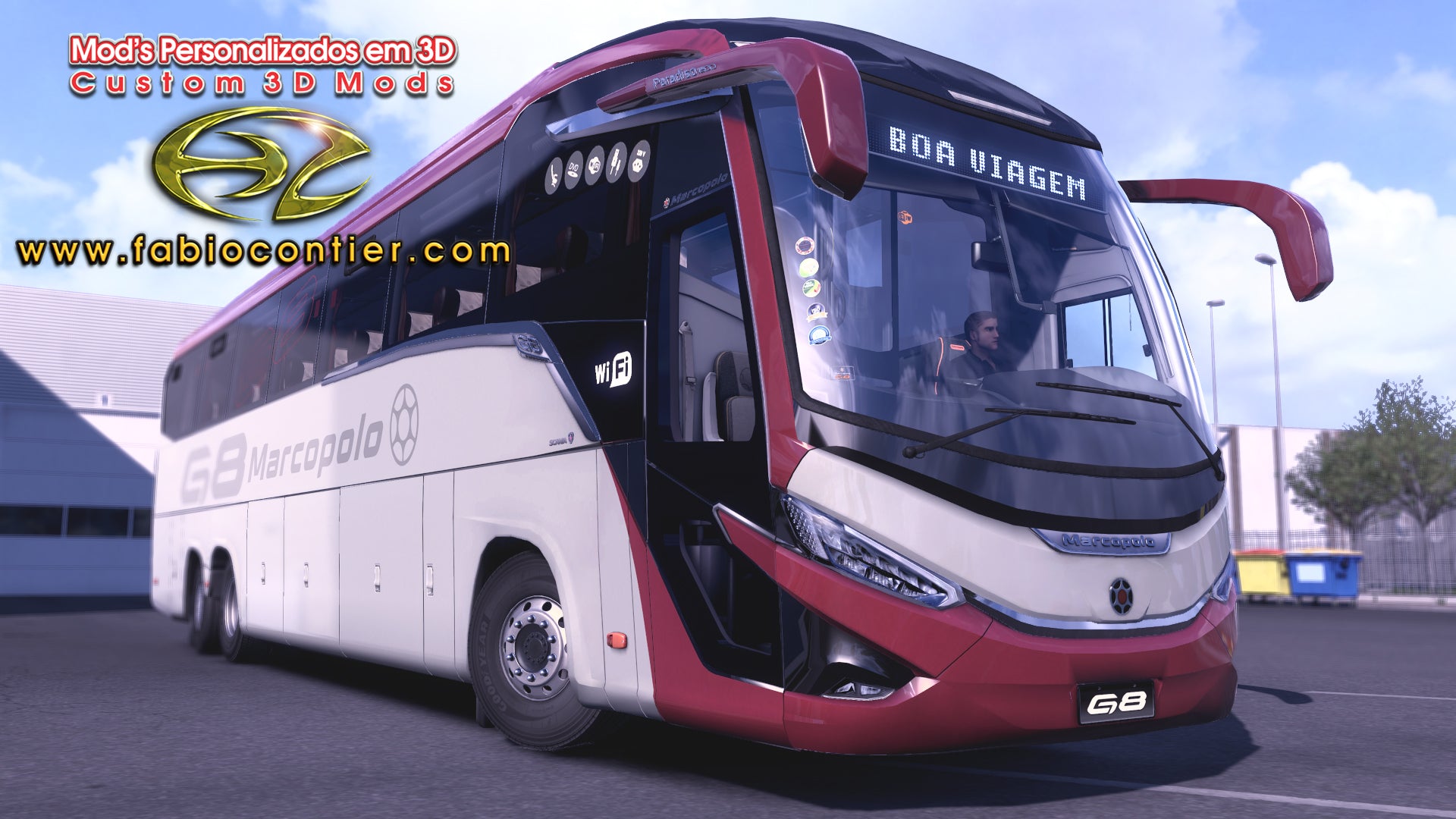 ETS2 Mod Bus G8 6x2 Scania Premium