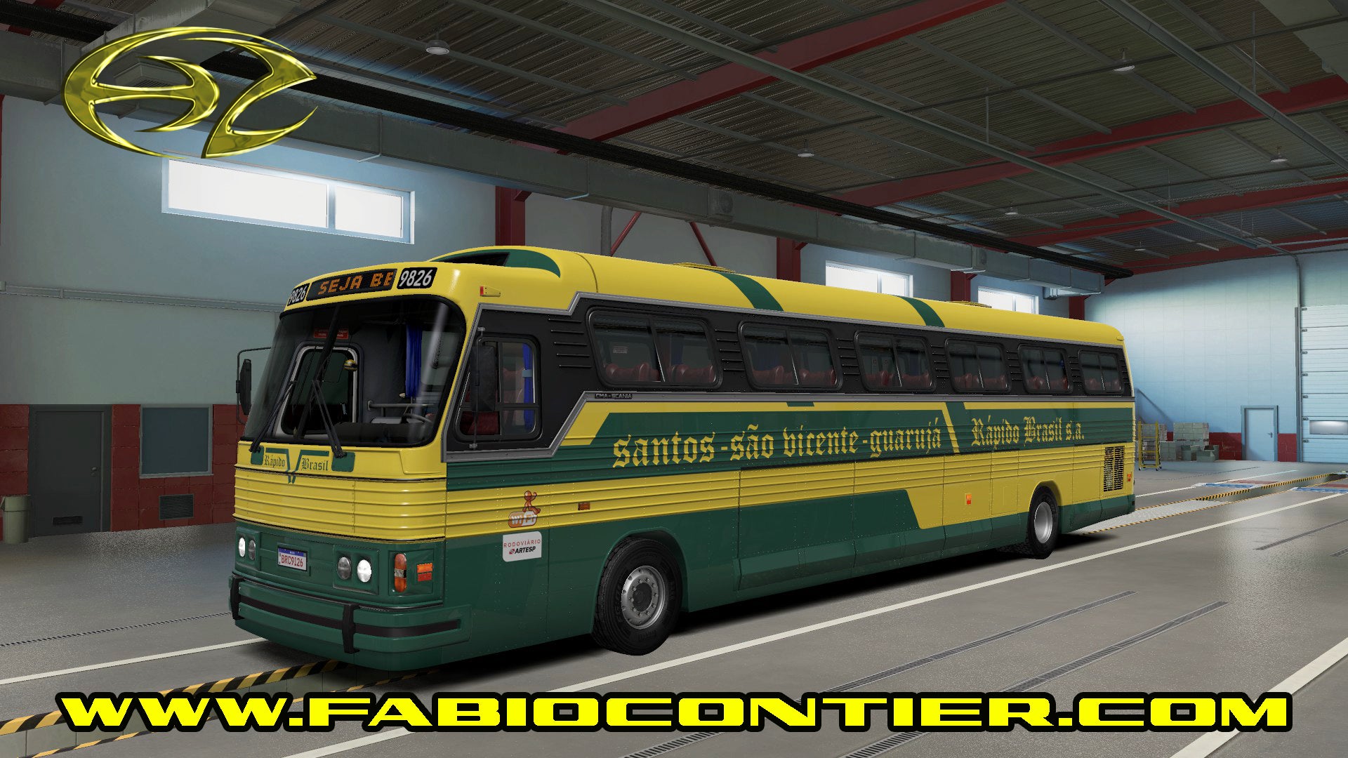 ETS2 Mod Bus CMA Scania 4x2 Flecha Azul II