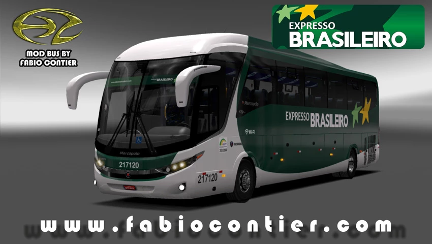 ETS2 Série G7 Marcopolo 4x2 com 4 interiores