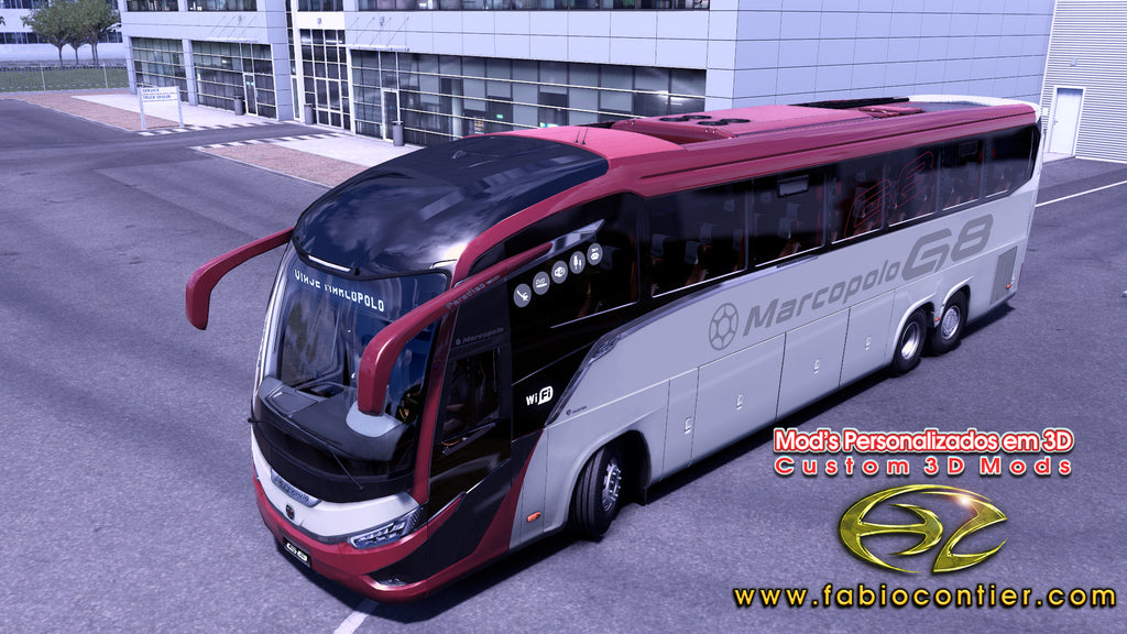 ETS2 Mod Bus G8 6x2 Scania Premium