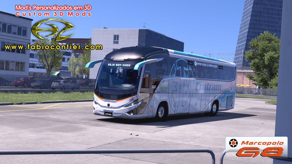 ETS2 Mod Bus G8 4x2 Scania Infinity Marcopolo