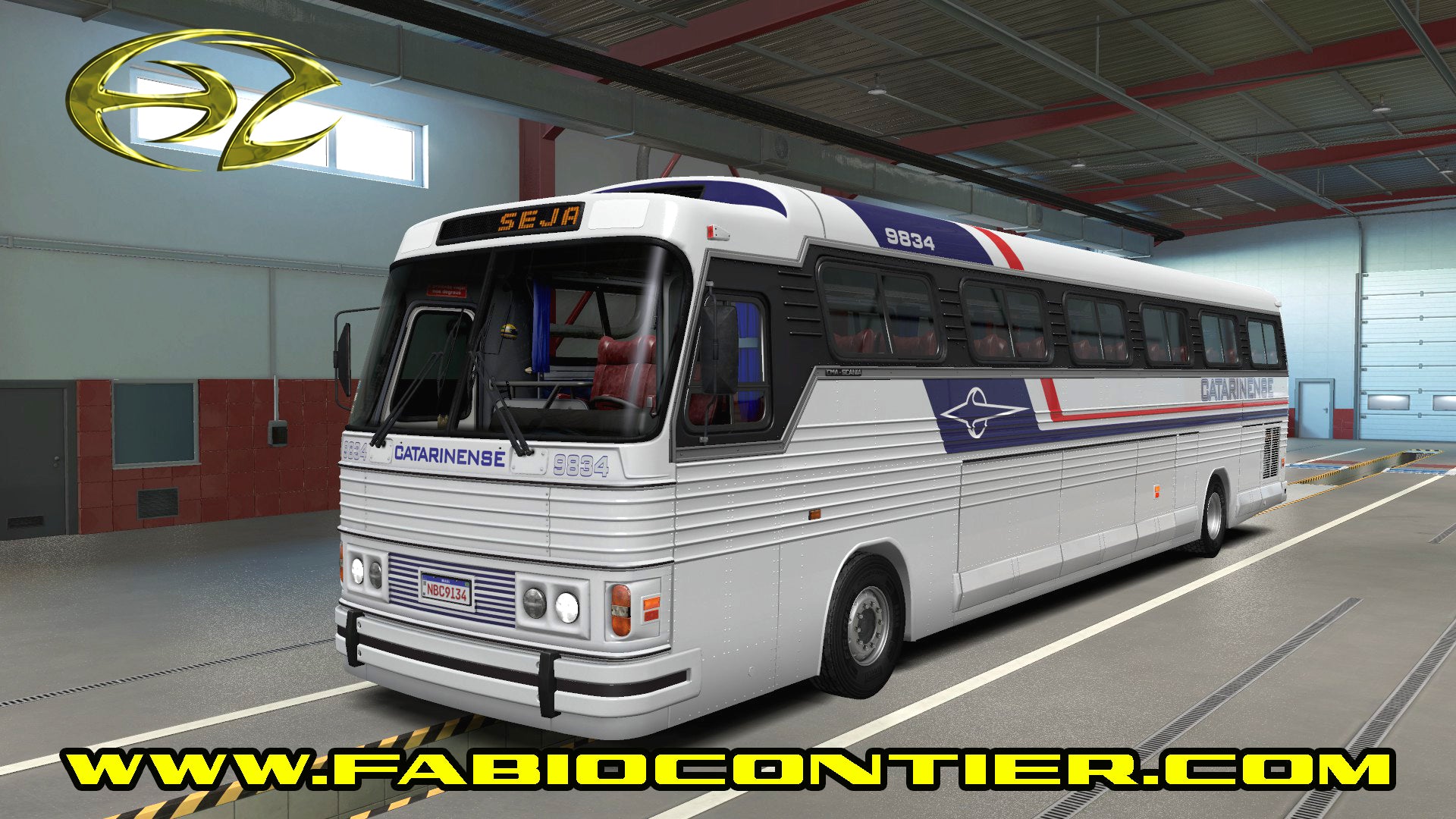 ETS2 Mod Bus CMA Scania 4x2 Flecha Azul II