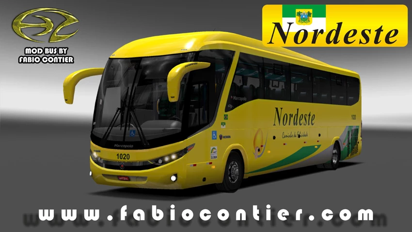 ETS2 Série G7 Marcopolo 4x2 com 4 interiores