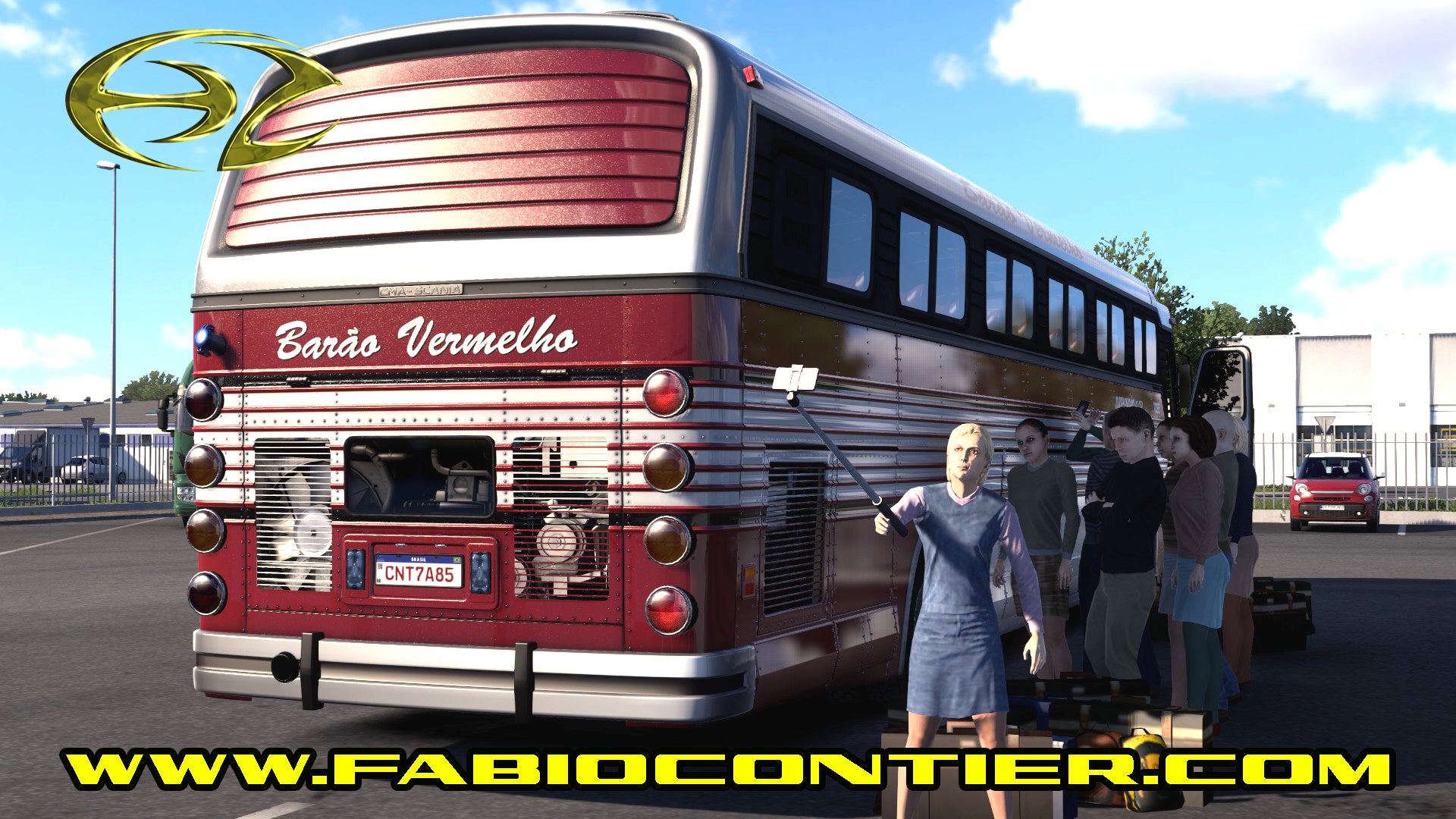 ETS2 Mod Bus CMA Scania 4x2 Flecha Azul II