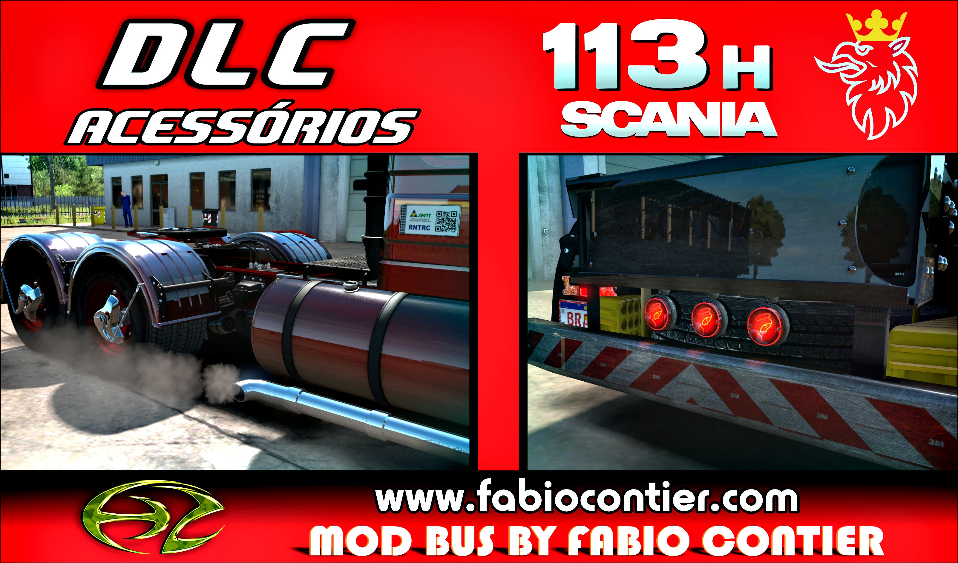 ETS2 Mod DLC Acessórios para a 113H Bicuda Exclusivo