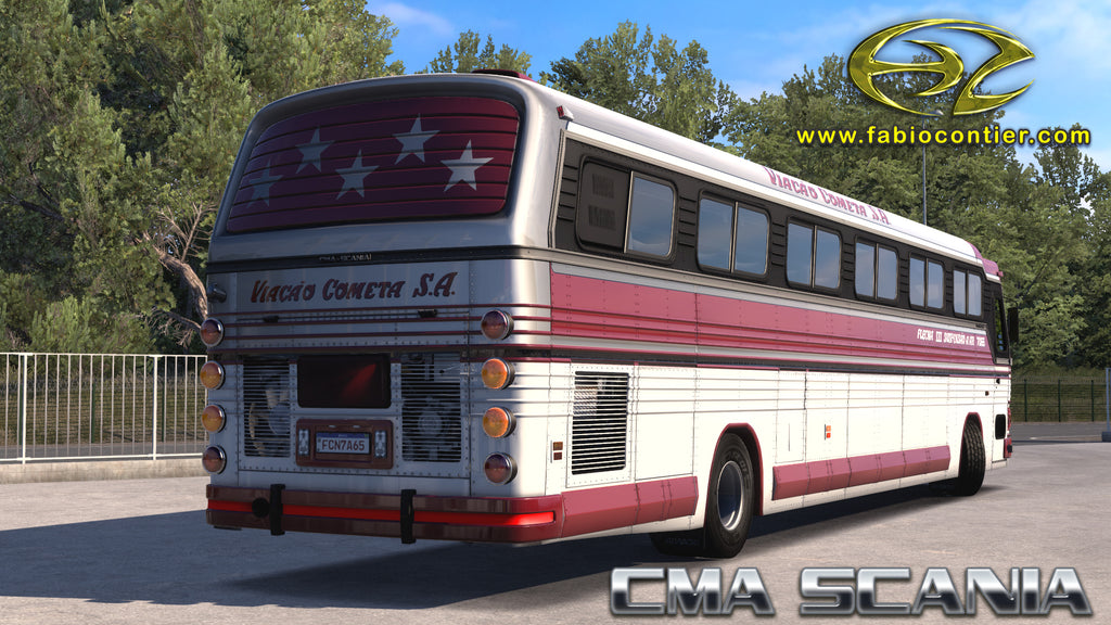 ETS2 Mod Bus CMA Scania 4x2 Flecha Azul II