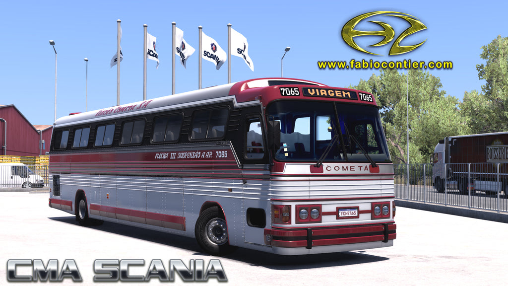 ETS2 Mod Bus CMA Scania 4x2 Flecha Azul II