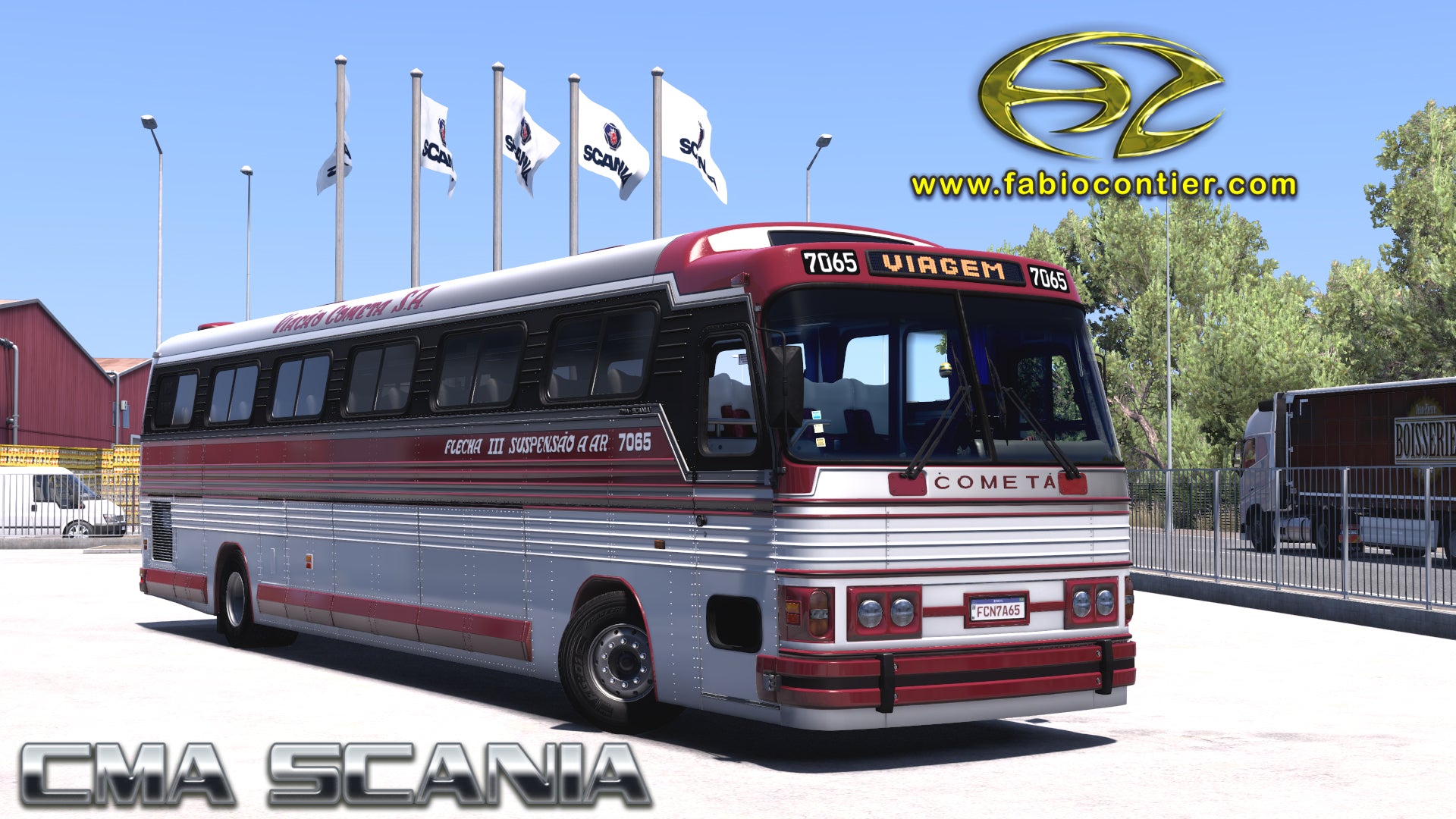 ETS2 Mod Bus CMA Scania 4x2 Flecha Azul II