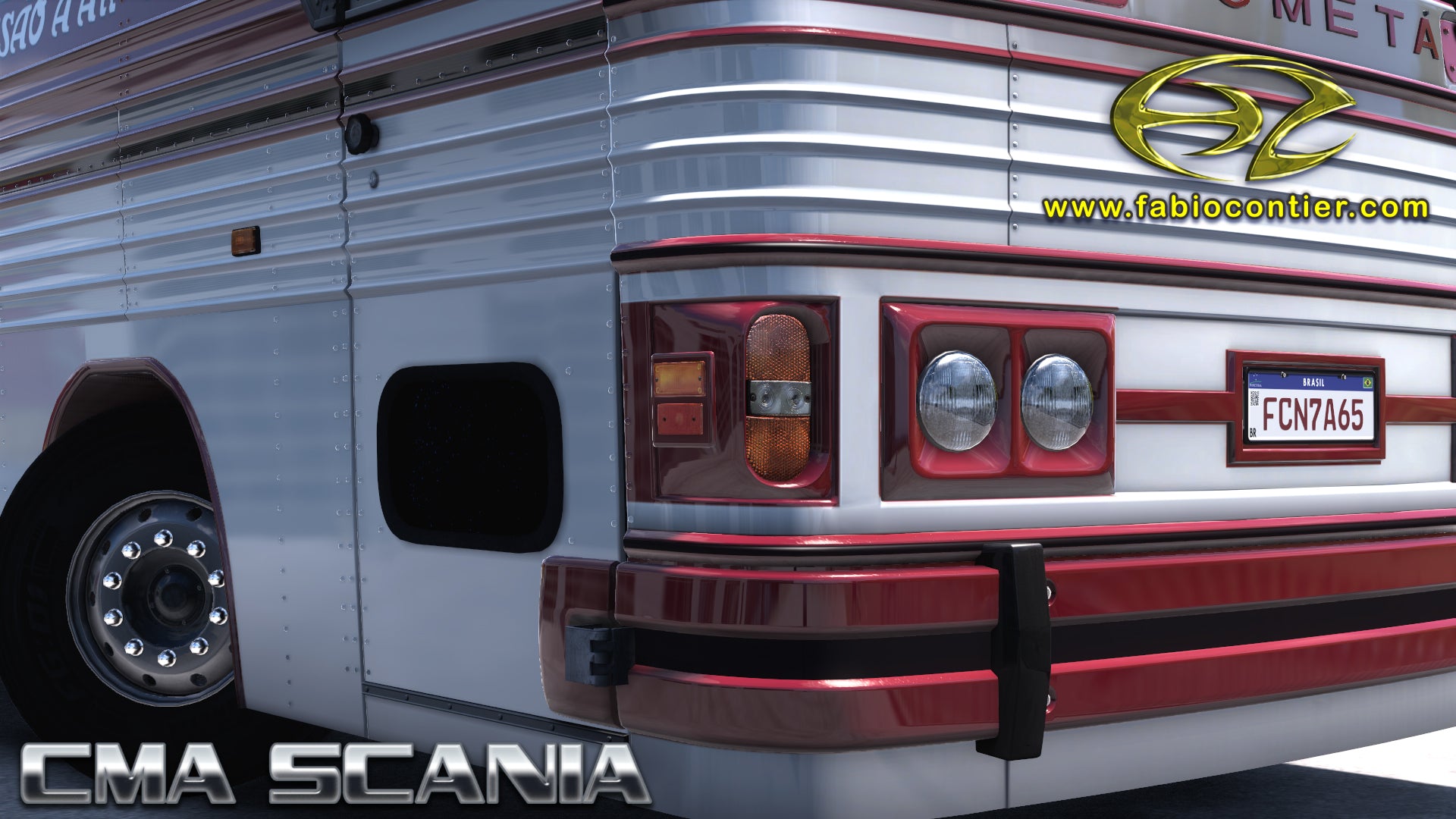 ETS2 Mod Bus CMA Scania 4x2 Flecha Azul II