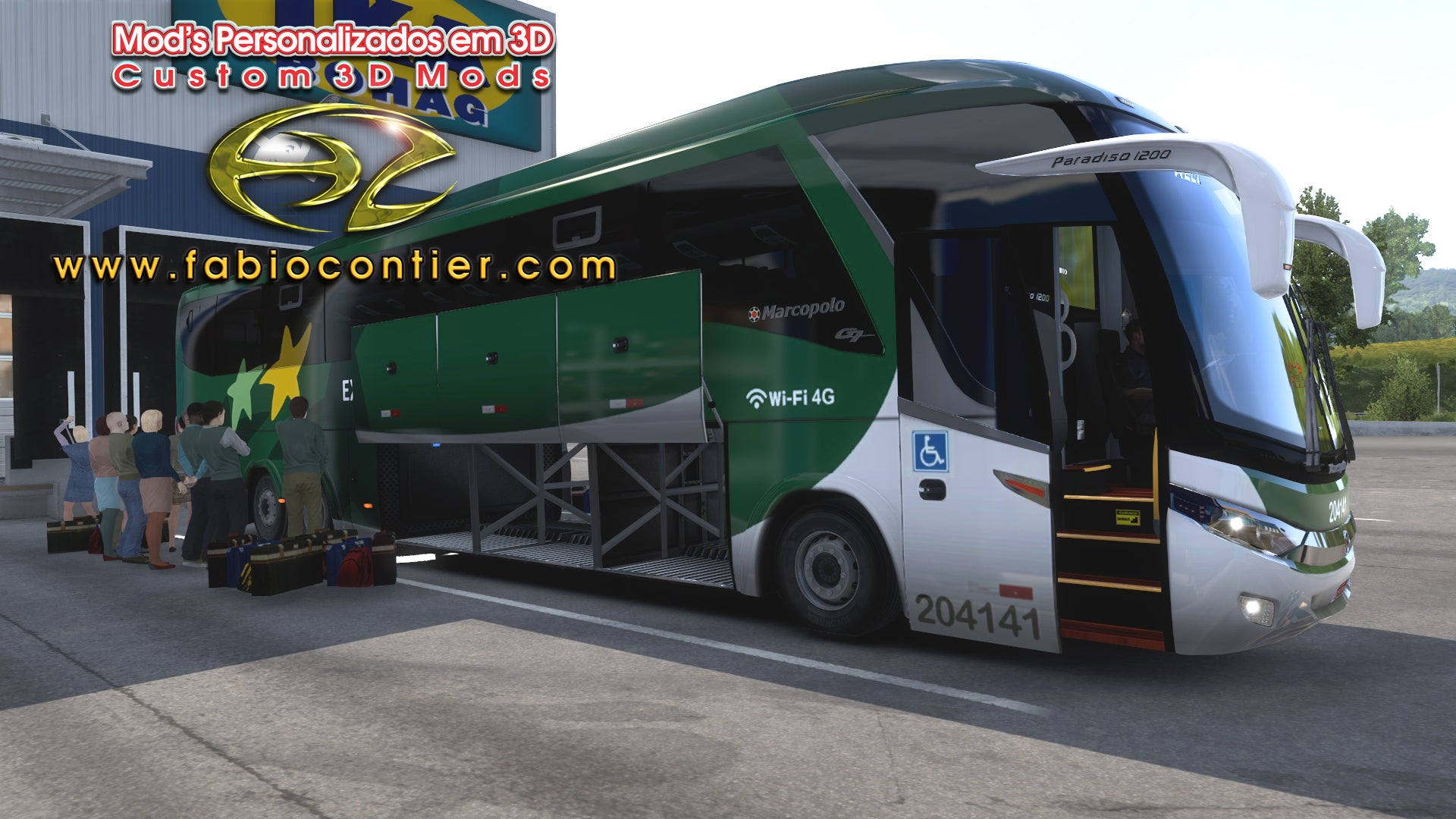 ETS2 Mod DLC para o Bus G7 Volvo Facelift 6x2