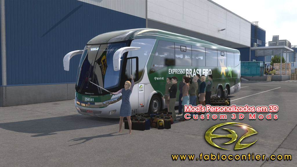 ETS2 Mod DLC para Autobús G7 Volvo Facelift 6x2 