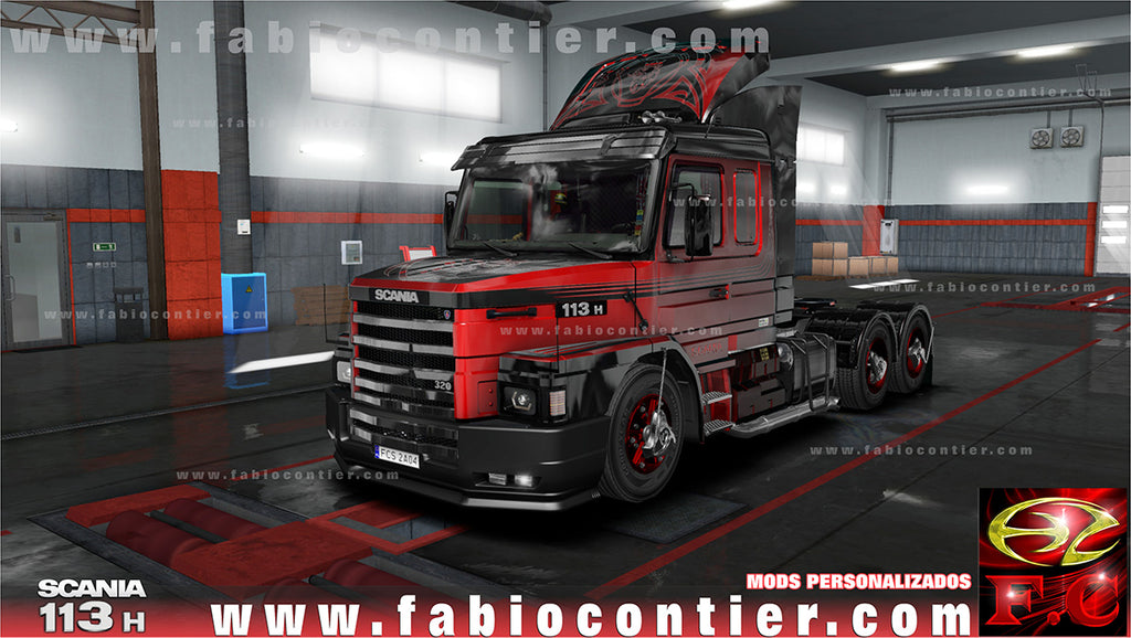 ETS2 Mod Truck 113H Scania Bicuda 4x2 e 6x2