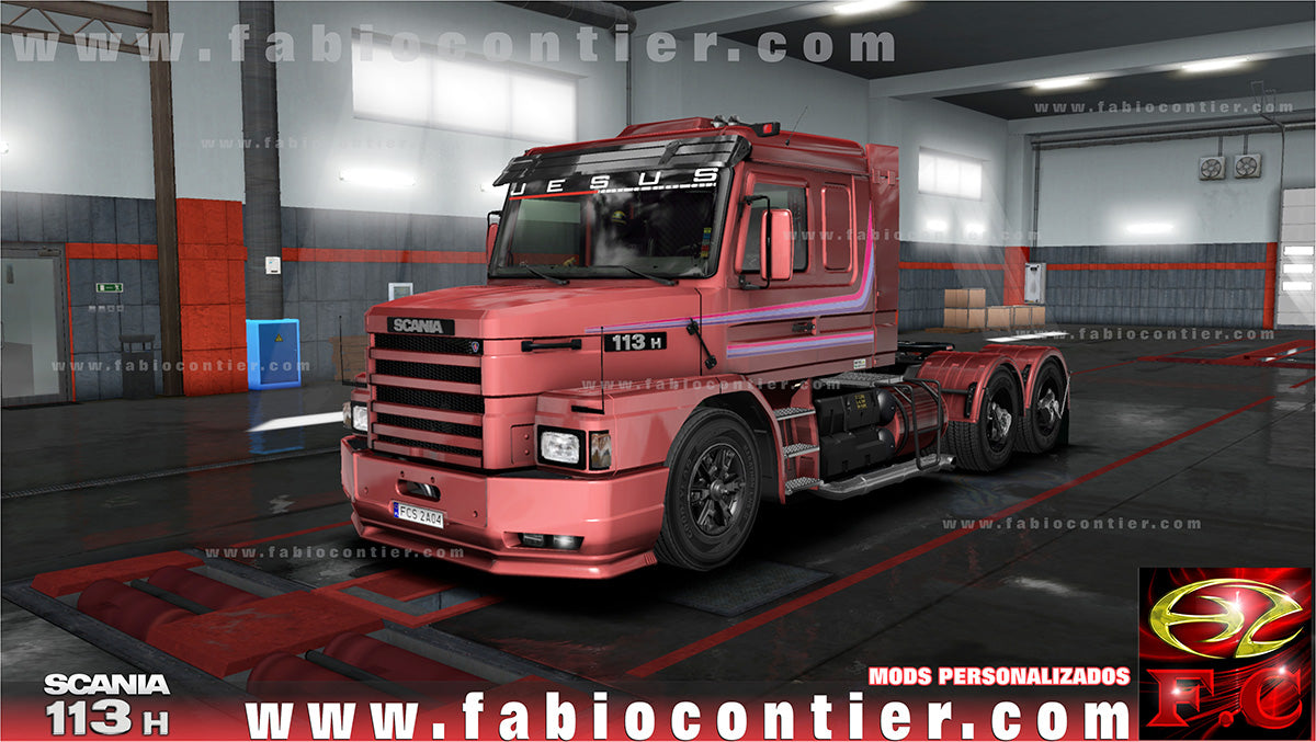 ETS2 Mod Truck 113H Scania Bicuda 4x2 e 6x2