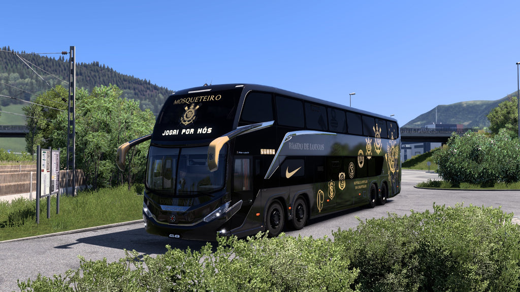 2 Skins CORINTHIANS para o Bus G8 1800 DD 8x2 ETS2 e ATS