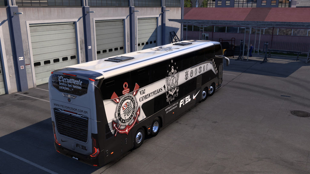 2 Skins CORINTHIANS para o Bus G8 1800 DD 8x2 ETS2 e ATS