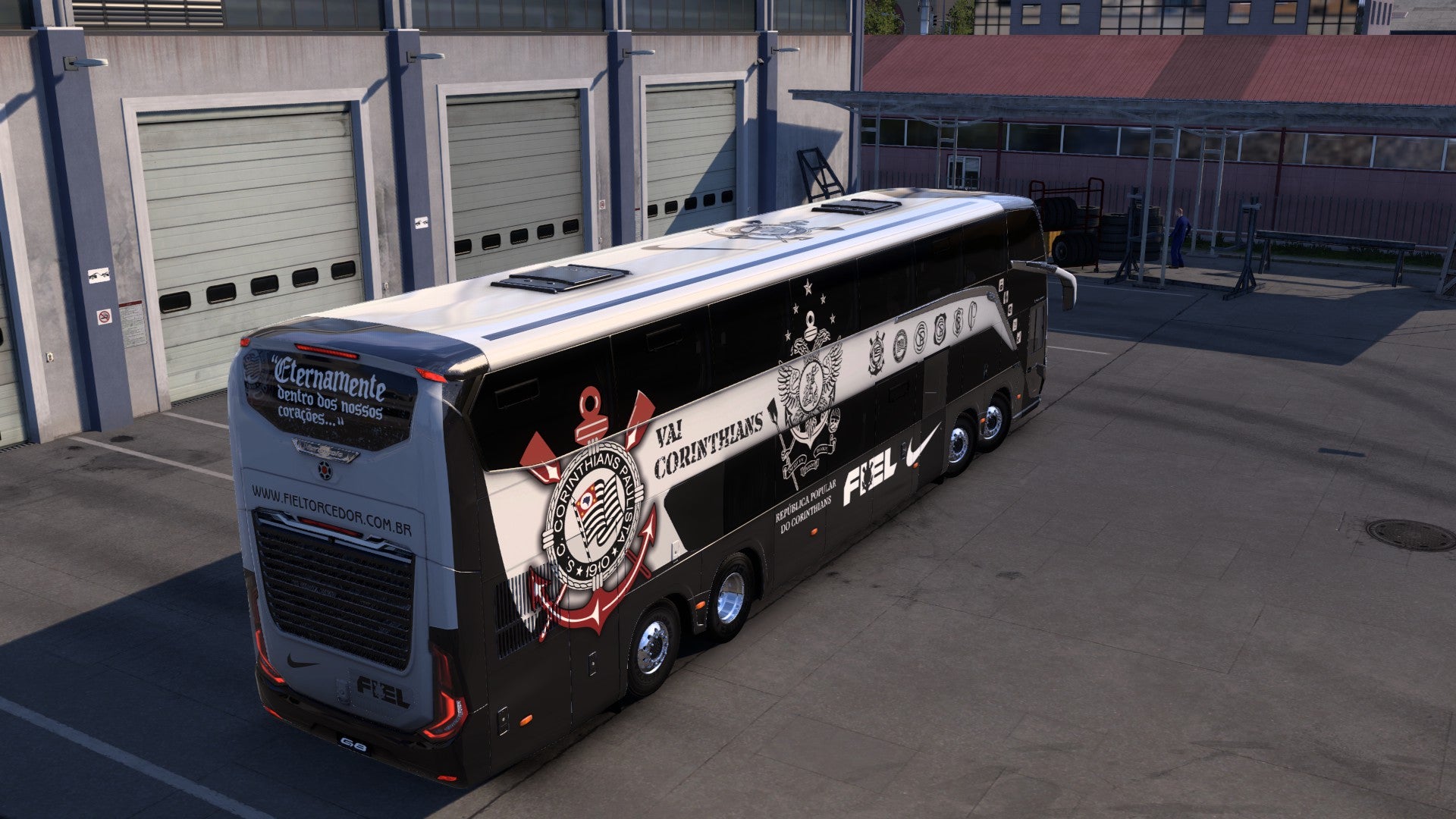 2 Skins CORINTHIANS para o Bus G8 1800 DD 8x2 ETS2 e ATS