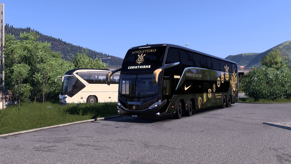 2 Skins CORINTHIANS para o Bus G8 1800 DD 8x2 ETS2 e ATS