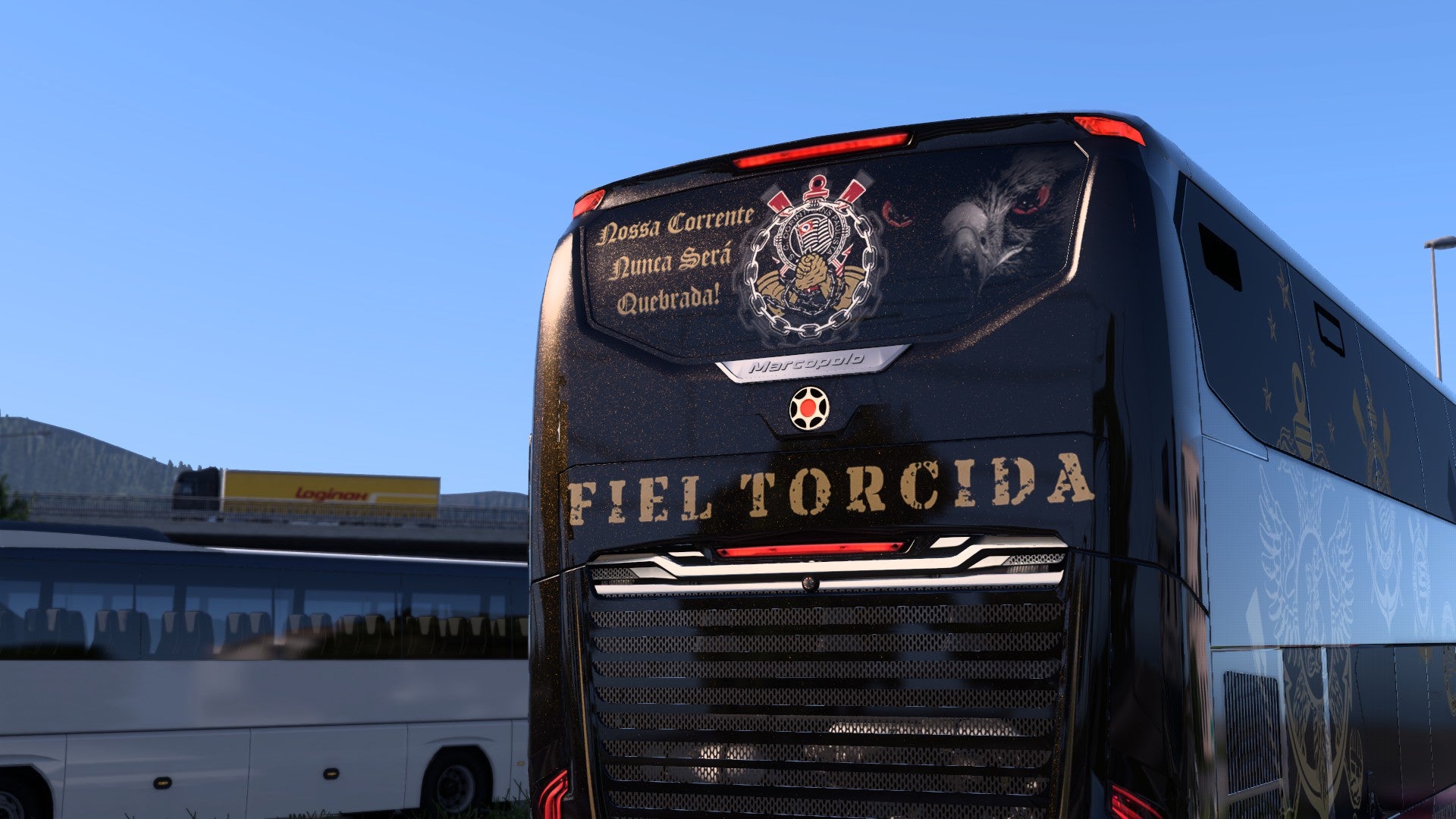 2 Skins CORINTHIANS para o Bus G8 1800 DD 8x2 ETS2 e ATS