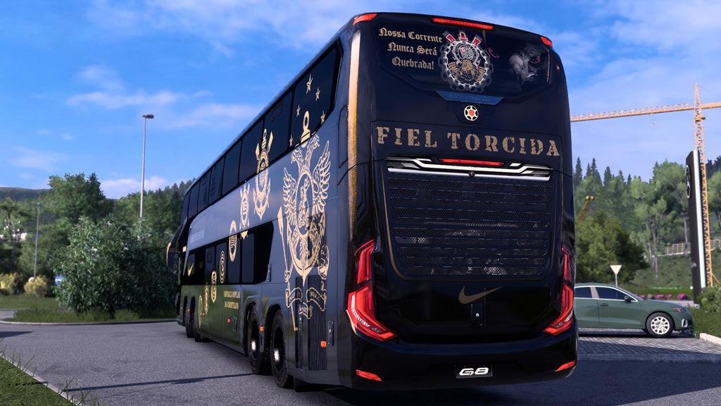 2 Skins CORINTHIANS para o Bus G8 1800 DD 8x2 ETS2 e ATS