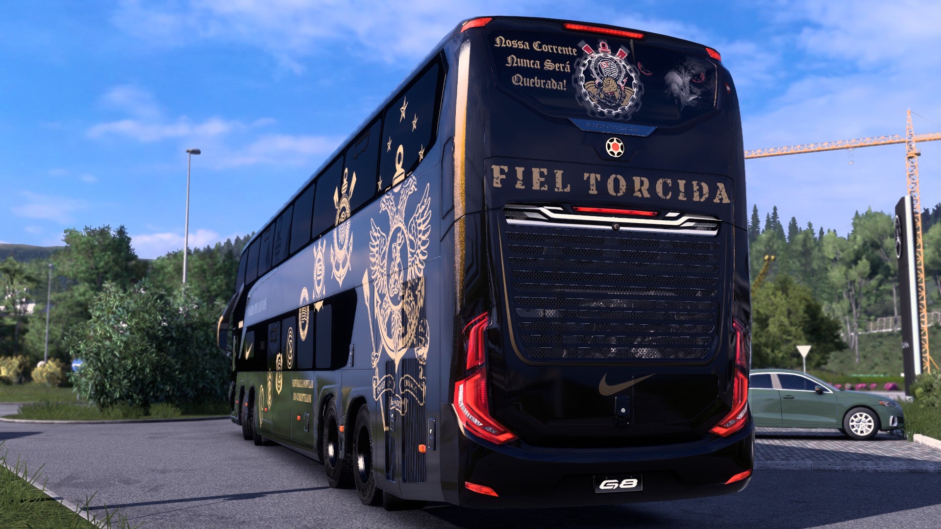 2 Skins CORINTHIANS para o Bus G8 1800 DD 8x2 ETS2 e ATS