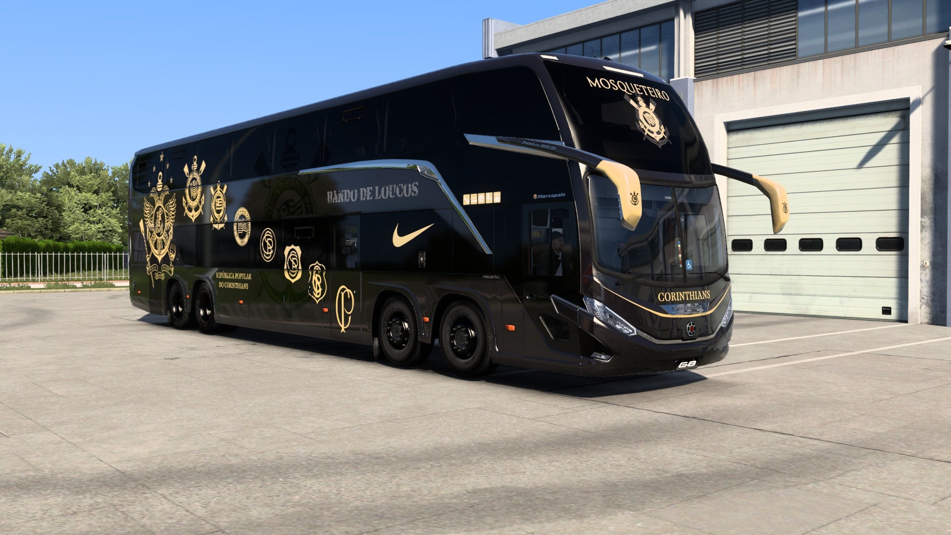 2 Skins CORINTHIANS para o Bus G8 1800 DD 8x2 ETS2 e ATS
