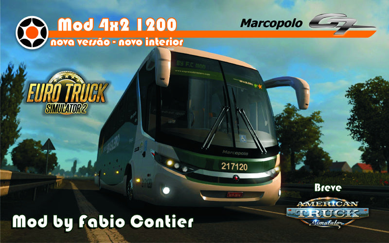 ETS2 Série G7 Marcopolo 4x2 com 4 interiores