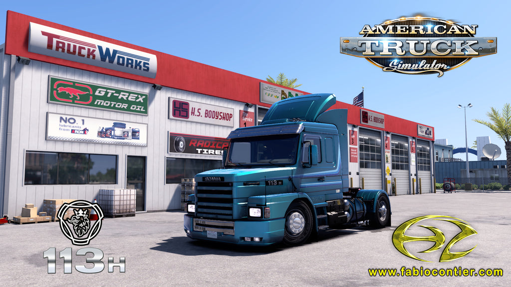 ATS MOD TRUCK 113H Scania Bicuda Completo