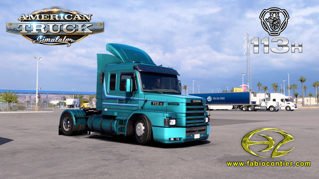 ATS MOD TRUCK 113H Scania Bicuda Completo