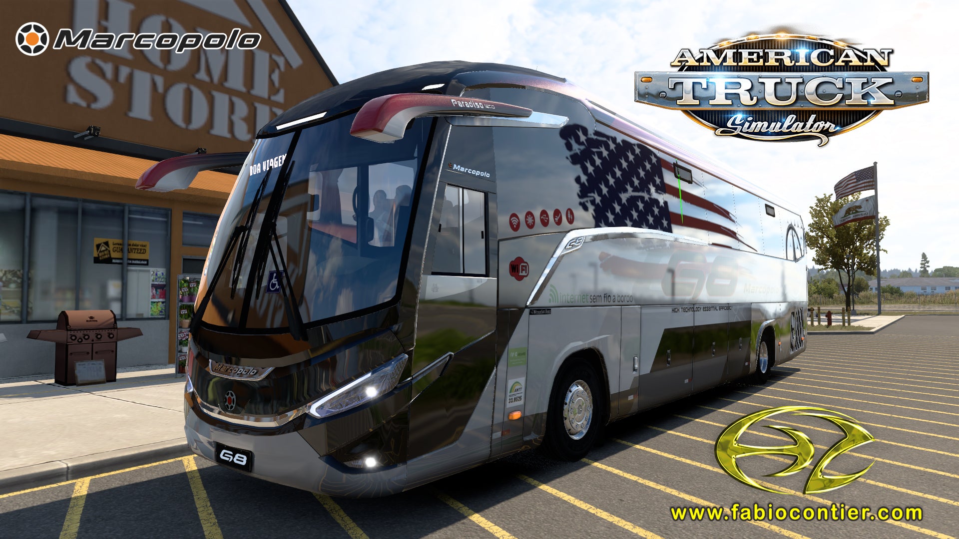 ATS Mod Bus G8 4x2 Mercedes-Benz Premium