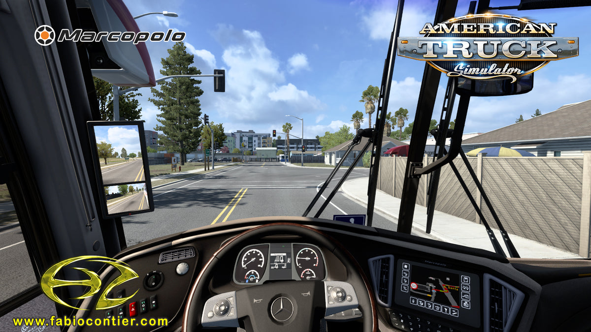 ATS Mod Bus G8 4x2 Mercedes-Benz Premium – Loja Fabio Contier ETS2 e ATS