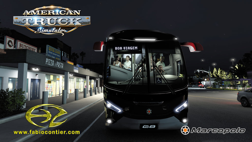 ATS Mod Bus G8 DD Mercedes-Benz 8x2 Paradiso 1800